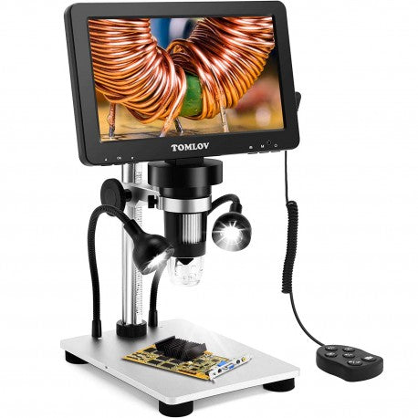 Microscopio Tomlov DM9 Digital LCD 7" 1200X 12MP